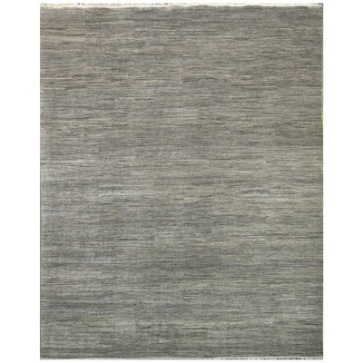 One-of-a-Kind Rectangle 12' x 15'2" Area Rug in Black/Natural/Green