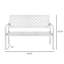 Banc de jardin en acier Roselynne-1986976833