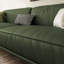 Coussin de causeuse standard en cuir véritable vert-2114920356
