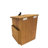 FixtureDisplays® Box, Church Collection Donation Charity w/ Cross 7.5"W x 7.5"H x 9-7/8" D 10885
