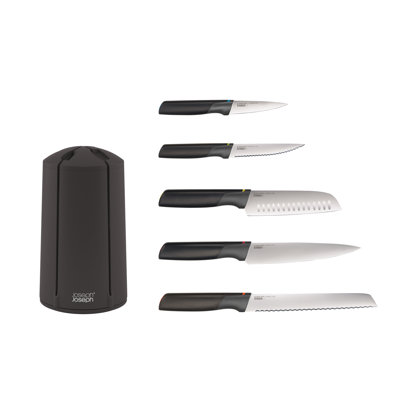 Joseph Joseph Elevate 5-Piece Knife Set with Carousel