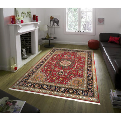 Baku One-of-a-Kind 5'1" x 6'11" New Age Rectangle Wool Area Rug in Black and Brown