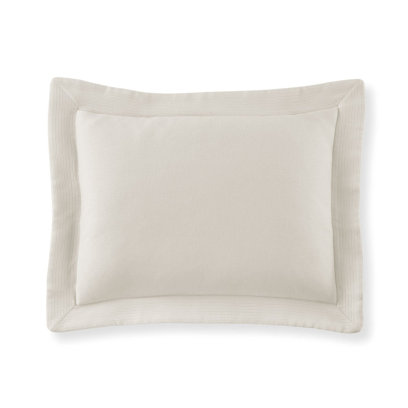 Angelina 100% Cotton Envelope Sham, Euro, Linen