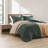 3 Pieces Full/Queen Comforter Set,Green