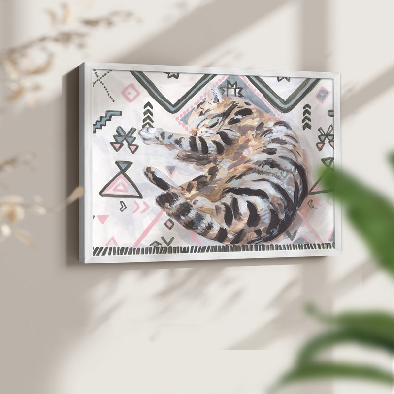 Little Sleepy Head II -Framed Print - Restickable, H 22 po x l 28 po, Blanc