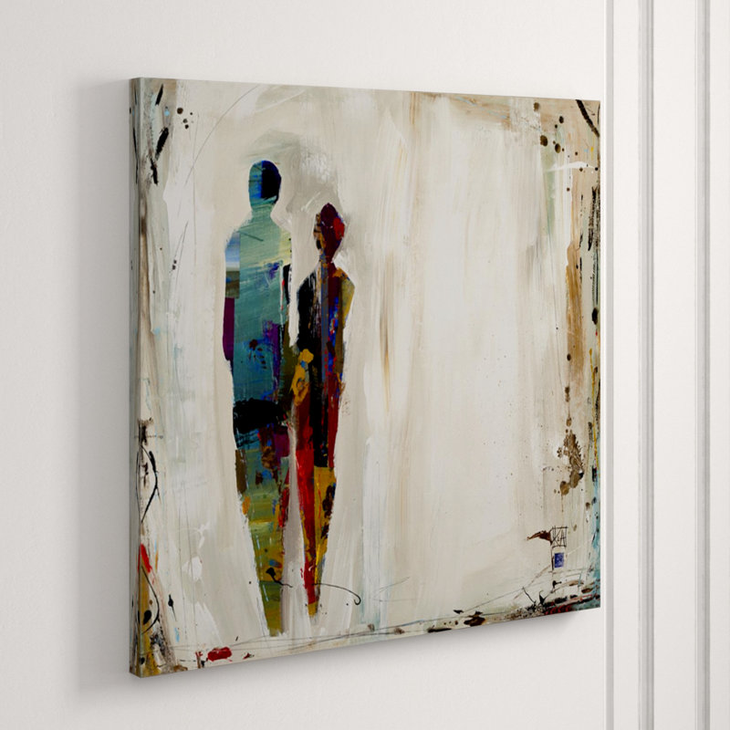 Imprint II Painting, Image Brush Gel, 47" H x 47" W