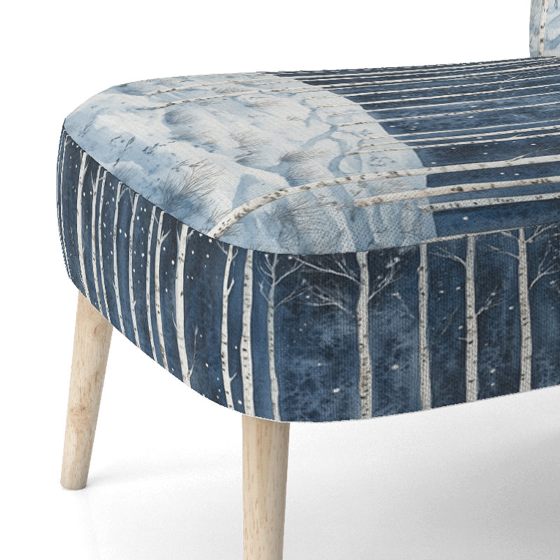 Chaise d'appoint Forest Winter - Winter Forest - Chaise d'appoint givrée, Side Chair Armless