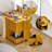 360° Rotating Movable Storage Cabinet Nightstand With 2 Slide Out Drawer-1816324134