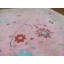 Tapis unique en laine noué à la main rose / bleu sarcelle de 10 pi 3 po x 14 pi 3 po Corentin
