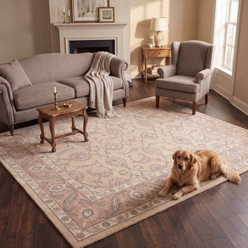 Tapis d'intérieur antidérapant Microbe, Rectangle 9 pi 10 po x 13 pi 1 po
