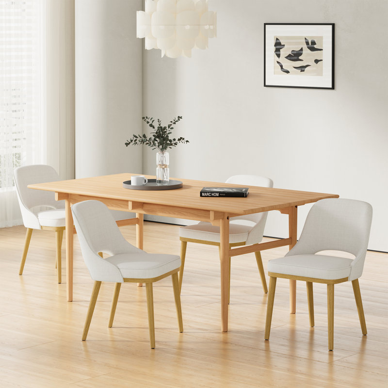 Chaises de salle à manger 19,5 po , Beige