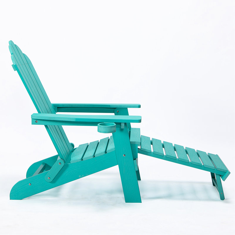 Chaise pliante Tale avec escamotable, peu encombrante pour la terrasse et facile à installer, Vert