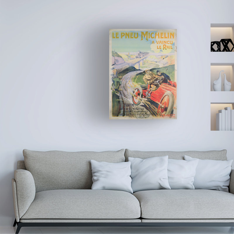 Art sur toile par Ernest Montaut, H 19 po x l 14 po