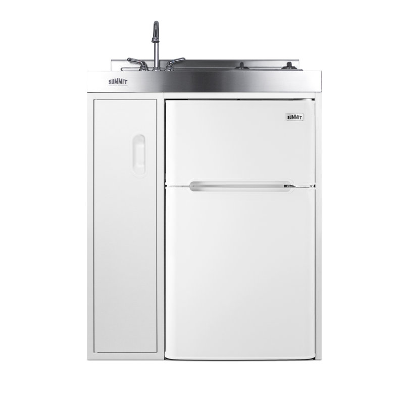 Summit Appliance All-In-One Combo Kitchens 2.93 Cubic Feet cu. ft. Mini Fridge with Freezer Kitchenette