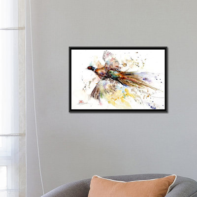 Colorful Pheasant by Dean Crouser - Painting Print on Canvas
