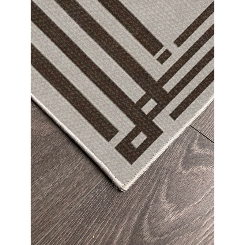 Tapis en coton Dayanara, Carré 2 pi 7 po