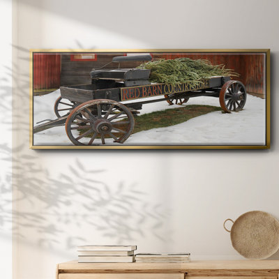 Country Store Wagon - Toile avec cadre