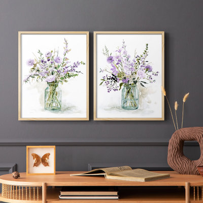 Purple Passion I-Premium Framed Print -Ready to Hang - No Nails Required - No Nails Required
