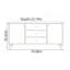 Simple Cream Style Solid Wood Sideboard-129157008