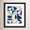 Hestia "Yellow Mayan I Blue Version" Print