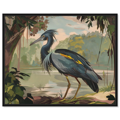«Bird in Fauna», reproduction d'art sur toile par Art Remedy