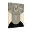 Motif de cercles concentriques et de lignes verticales-970112960