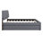 Gosdantin Teddy Fleece Upholstered Platform Bed with Trundle-449317960-449317963
