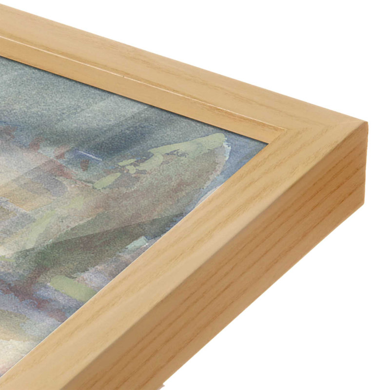 «Grazing Cows» par Stephen Calcasola, reproduction d'art, Tanné, Impression sur cadre ouvert sans papier mat