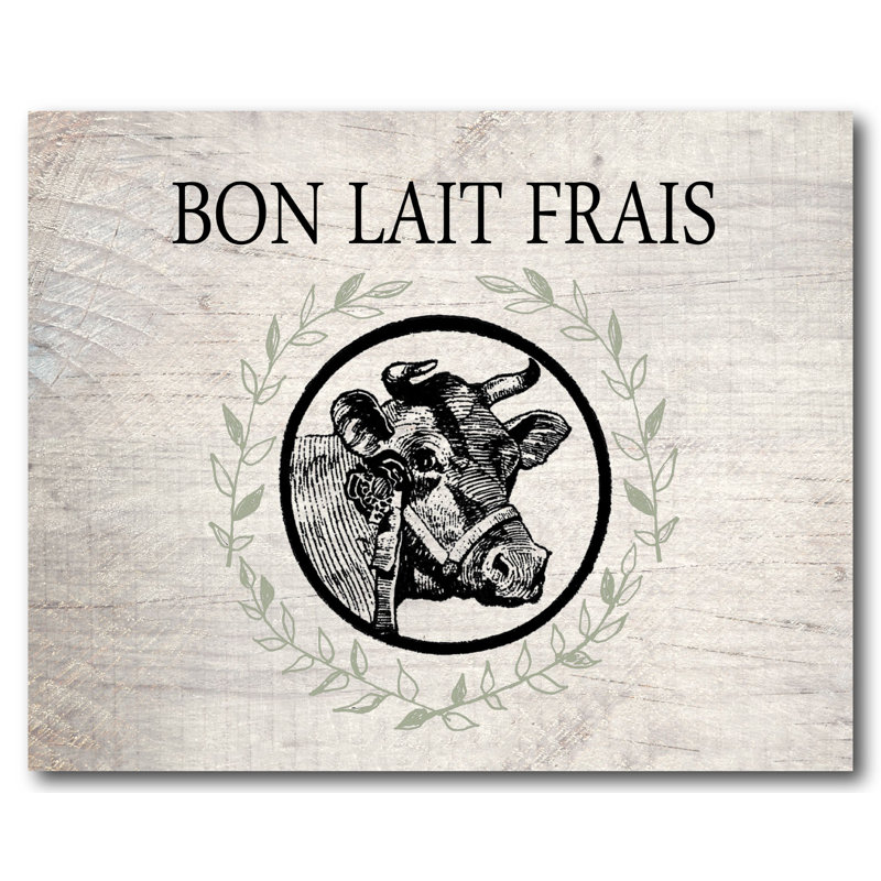 " Bon Lait " Graphic Art Print