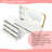 White Makeup Vanity Desk with LED & 8-drawer