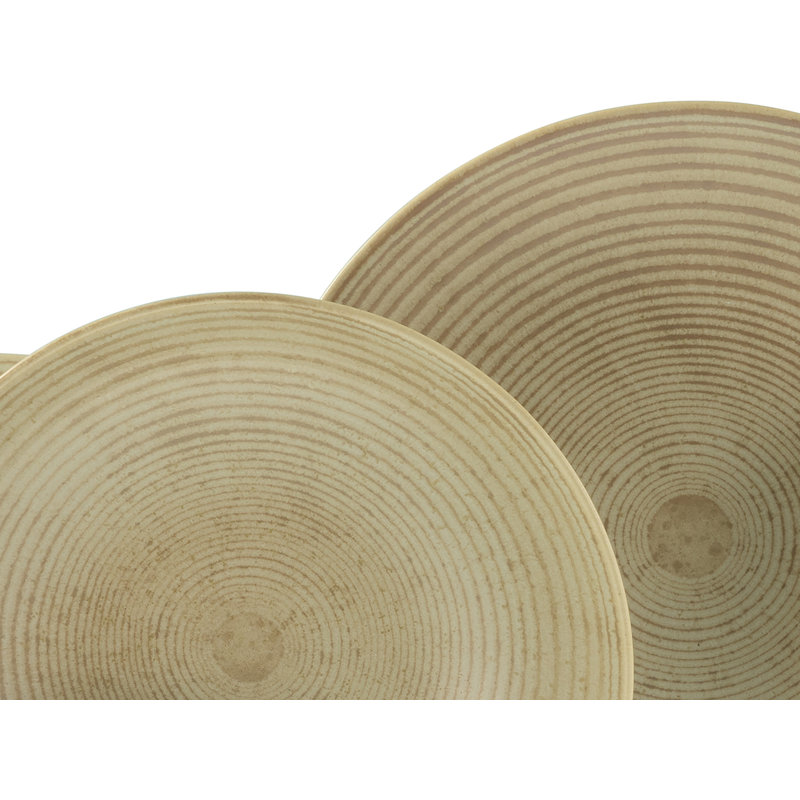 Catania Sand Piece Stoneware Dinnerware Set - Service for 4