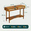  Console de style Mid-Century en bois avec 2 tiroirs Oliver-281851865