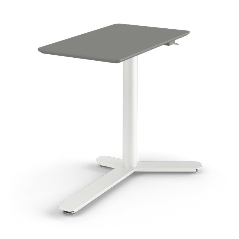 Float Mini Desk, Bamboo/Cloud White