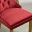 Chaise rembourrée en velours avec pieds en bois doré-1628363946-1628363945