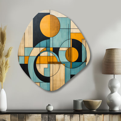Cvetil - Art mural asymétrique moderne en métal de forme nébuleuse Mid-Century