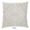 Damask Square Pillow Cover & Insert