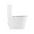 14.97"W CUPC Certified, One Piece Elongated Confort Height Toilet, Super Quite Flushing, Dual Flush, Ceramic, Watersense, Leak Resistant