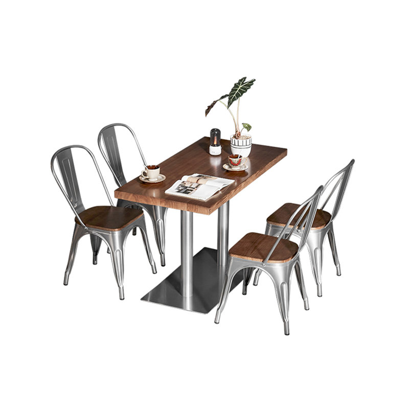 Ensemble de salle à manger carré L 27,6 po Hassall, H 29,6 po x L 55,2 po x l 27,6 po