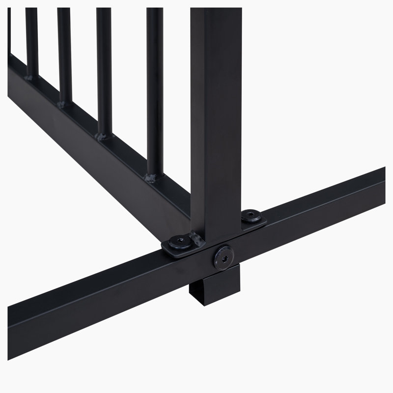 Lit plateforme simple Tumay, Noir