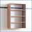 Closet Systems | Devi Wall Mounted Modular Oak Wood Closet | Oak | Wood-1978732420