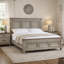 Henry Bed, Plank-Style Headboard, Crown Moldings, Wood-122772624-122772622