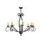 Lustre 8 lumières façon bougie Niels