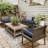 Pina Outdoor 3'' Bench Seat Cushion-1826720695
