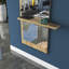 Epling Wood Flat Wall Mirror-225332652