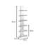 Wall Mounted Wine Bottle Rack Silver