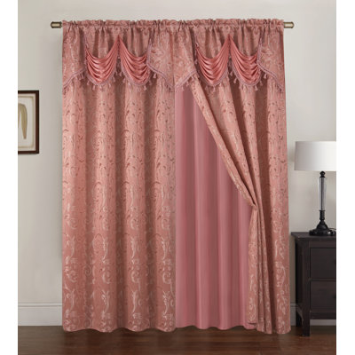 Lembo Semi Sheer Curtain Pair