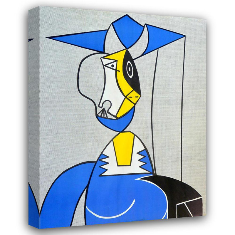 Femme au chapeau, H 24 po x l 18 po