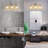 3-Light Bathroom Vanity Fixture With Clear Glass Shades And Brushed Nickel Finish, Ideal For Bathroom, Kitchen, And Stairway Lighting