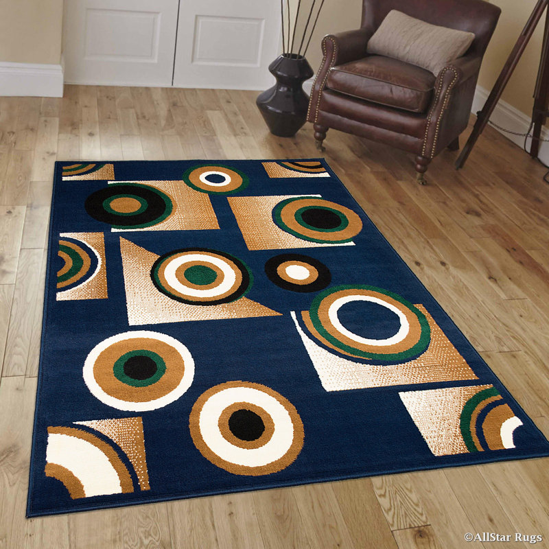 Performance Geometric Indoor Rug, 5'2" x 7'1"