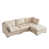 100 % polyester beige est en rupture de stock